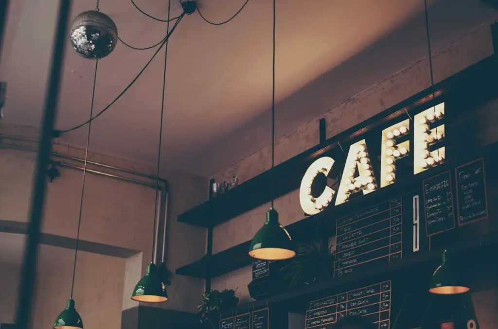 Enseigne café
